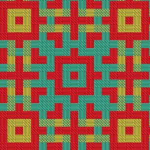 Brocade mosaik towels